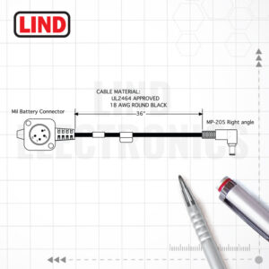 BB-2590 Battery Cable - CBLBA-00200